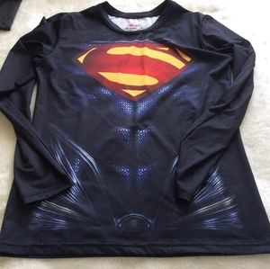 Men's Athletic Superman fitted Shirt in Large